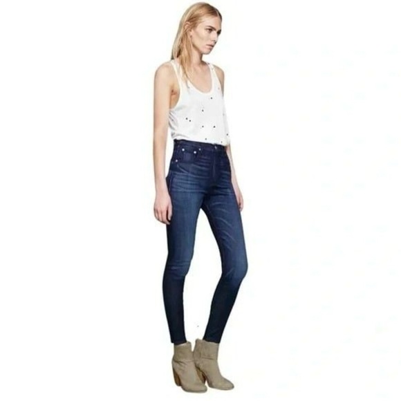 Rag & Bone Modele Skinny Jeans in Stratham Blue 28 - Picture 1 of 14